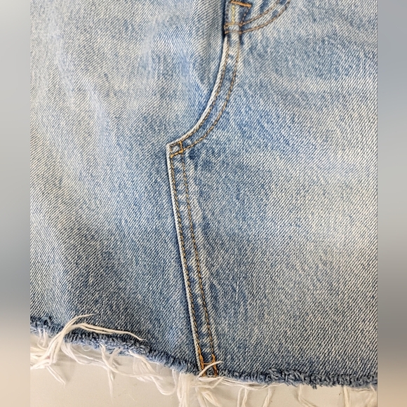 Lévis Denim Raw hem skirt Big E - Picture 6 of 13